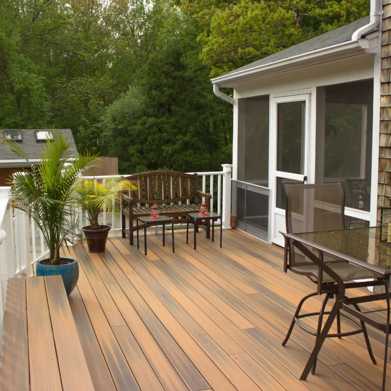 Maximize current space with outdoor renovation.