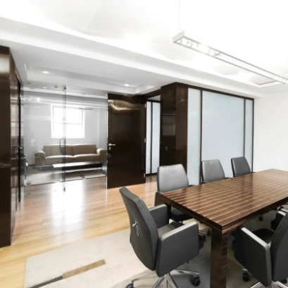 Newly built functional, and stylish conference rooms